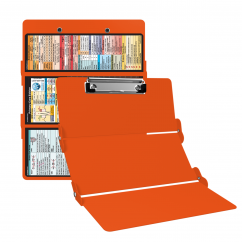 WhiteCoat Clipboard® Trifold - Orange Primary Care Edition